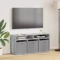 TV staliukas Žemas stalas su stalčių Pilkas Sonoma 102 x 32 x 48,5 cm