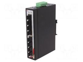 Industrial module: switch Ethernet | unmanaged | 12÷48VDC | RJ45