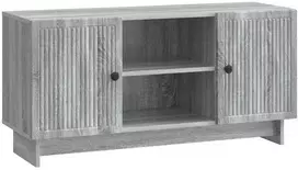 TV staliukas Televizoriaus spintelė 102 x 34,5 x 50 cm Pilka Sonoma