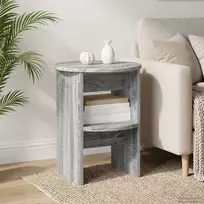 Šoninė spintelė 2 pcs Pilka Sonoma Ø40 x 50 cm Dirbtinė mediena