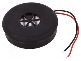 Sound transducer: piezo alarm | 12÷24VDC | Colour: black