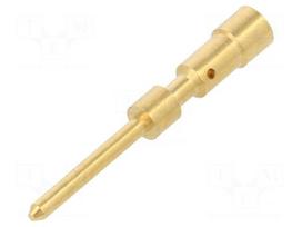 Contact | Size: 1mm | male | 0.14÷1mm2 | crimped | for cable