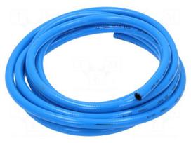 Connection lead | 20bar | L: 1m | PVC,SBR | blue