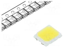 LED | SMD | 2835 | white cold | 24÷30lm | 5000K | 80 | 120° | 60mA | 2.9÷3.2V