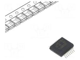 IC: digital | 8bit,shift register,serial input,parallel out | SMD