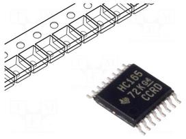 IC: digital | 8bit,asynchronous,serial output,parallel in | SMD