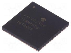 DsPIC microcontroller | SRAM: 20kB | Memory: 128kB | QFN64 | 3÷3.6VDC