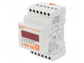 Meter | for DIN rail mounting | digital | VAC: 15÷660V | True RMS