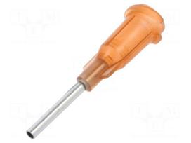 Needle: steel | 0.5" | Size: 15 | straight | 1.37mm | Mounting: Luer Lock