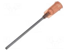 Needle: steel | 1.5" | Size: 15 | straight | 1.37mm | Mounting: Luer Lock