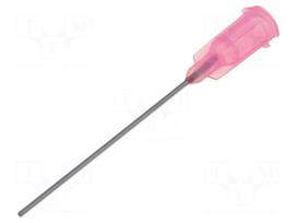 Needle: steel | 1.5" | Size: 20 | straight | 0.6mm | Mounting: Luer Lock
