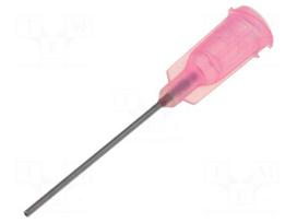 Needle: steel | 1" | Size: 20 | straight | 0.58mm | Mounting: Luer Lock