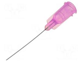 Needle: steel | 1" | Size: 30 | straight | 0.15mm | Mounting: Luer Lock