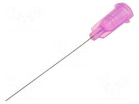 Needle: steel | 1.5" | Size: 30 | straight | 0.15mm | Mounting: Luer Lock