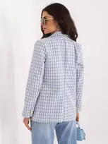 Moteriškas švarkas mėlynos spalvos XS–5XL