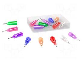 Needle: steel | Size: 18,20,21,22,23,25,27,30 | straight | 16pcs.