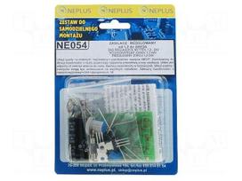 Circuit | adjustable power supply | 1.2÷24V | IC: LM317 | 24VAC
