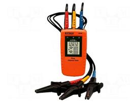 Tester: phase sequence | LCD,graphical | 40÷600VAC | Freq: 15÷400Hz
