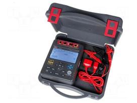 Meter: insulation resistance | LCD (9999) 19mm | Bargraph: 29segm.