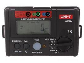 RCD tester | LCD,with a backlit | VAC: 30÷600V | f range: 45÷65Hz