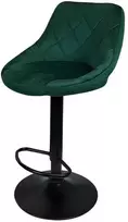 Re Stock Furniture Aksominė baro kėdė „Mode“, žalia