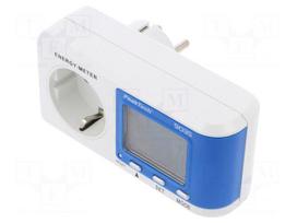 Electric energy meter | 16A | VAC: 200÷276V | Display: LED | 3.68kW