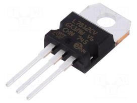 IC: voltage regulator | linear,fixed | 12V | 1.5A | TO220AB | THT