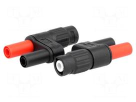 Adapter | BNC plug,banana 4mm socket x2