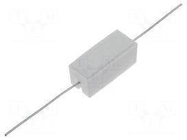 Resistor: power | cement | THT | 1.5kΩ | 5W | ±5% | 9.5x9.5x22mm