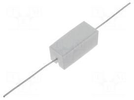 Resistor: power | cement | THT | 36kΩ | 5W | ±5% | 9.5x9.5x22mm