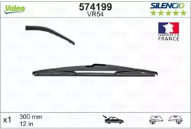 Galinis valytuvas Valeo Silencio Performance VR54, 300 mm