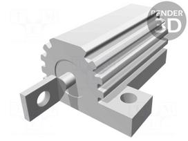Resistor: wire-wound | with heatsink | screw | 1.5Ω | 16W | ±5%
