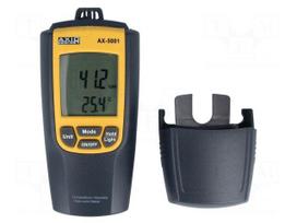 Meter: thermo-hygrometer | LCD,with a backlit | Sampling: 1x/s