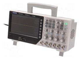 Oscilloscope: digital | ≤80MHz | Channels: 4 | 64kpts/ch | 1Gsps