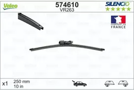 Bikuva.lt Galinis valytuvas Valeo Silencio Rear VR263, 250 mm