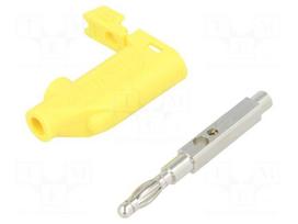 Plug | 4mm banana | 32A | 70VDC | Max.wire diam: 4mm | 3mΩ