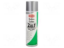 Paint | silver | RAL: 9006 | spray | GALVACOLOR | 500ml | 1.08g/cm3