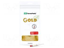 Heat transfer paste | copper | silicone + gold | 1g | AG Gold