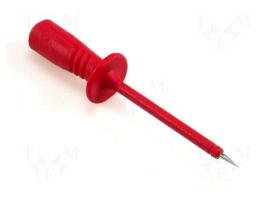 Test probe | 1000V | red | Tip diameter: 2mm | Socket size: 4mm