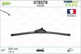 Valytuvas Valeo HydroConnect HU35, 350 mm