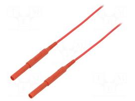 Test lead | 6kVDC | 6kVAC | 16A | 4mm banana plug-4mm banana plug