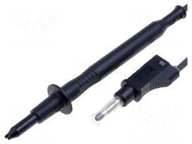 Test lead | 25A | with 4mm axial socket | Len: 1m | black