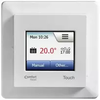Elektra šildomų grindų termostatas Comfort Heat Touch, baltas