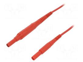Test lead | 8A | 4mm banana plug-4mm banana plug | Len: 1m | red