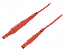 Test lead | 8A | 4mm banana plug-4mm banana plug | Len: 1.5m | red