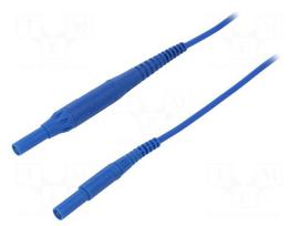 Test lead | 8A | 4mm banana plug-4mm banana plug | Len: 1.5m | blue