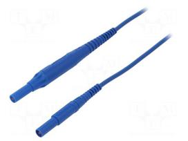 Test lead | 8A | 4mm banana plug-4mm banana plug | Len: 2m | blue