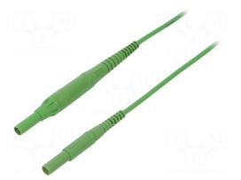 Test lead | 8A | 4mm banana plug-4mm banana plug | Len: 2m | green