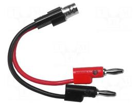 Test lead | 60VDC | with 4mm axial socket | Len: 0.13m | Z: 50Ω