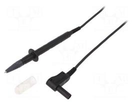 Test lead | 16A | 4mm angled banana plug-test probe | Len: 1m | red